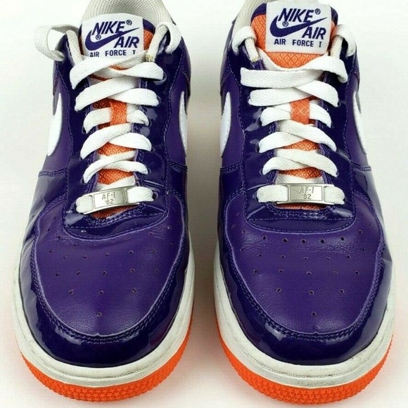 Nike | Shoes | Nike Air Force 82 Throwback Purple Orange 85 | Poshmark